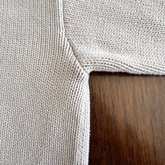 Philosophy 100% cotton split hem knit crew neck sweater size L - Picture 4 of 13